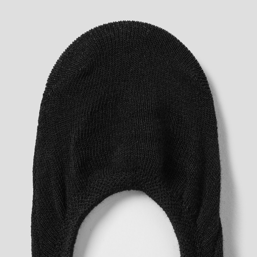 8 seconds TokTok Solid No-Show Socks — Black