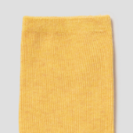 8 seconds Melange Ribbed Socks — Yellow