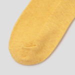 8 seconds Melange Ribbed Socks — Yellow