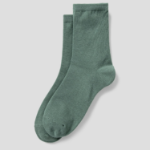 8 seconds Basic Solid Mid-Crew Socks — Khaki