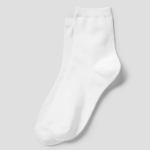 8 seconds Solid Mid-Crew Socks — White
