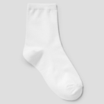 8 seconds Solid Mid-Crew Socks — White