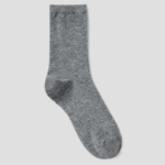 8 seconds Basic Solid Mid-Crew Socks — Grey