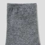 8 seconds Basic Solid Mid-Crew Socks — Grey