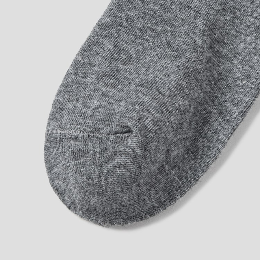 8 seconds Basic Solid Mid-Crew Socks — Grey