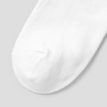 8 seconds Bear Embroidery Point Socks — White