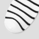 8 seconds Stripe Ribbed Socks — Ivory