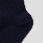 8 seconds Strong Twist Ribbed Socks — Navy