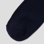 8 seconds Strong Twist Ribbed Socks — Navy