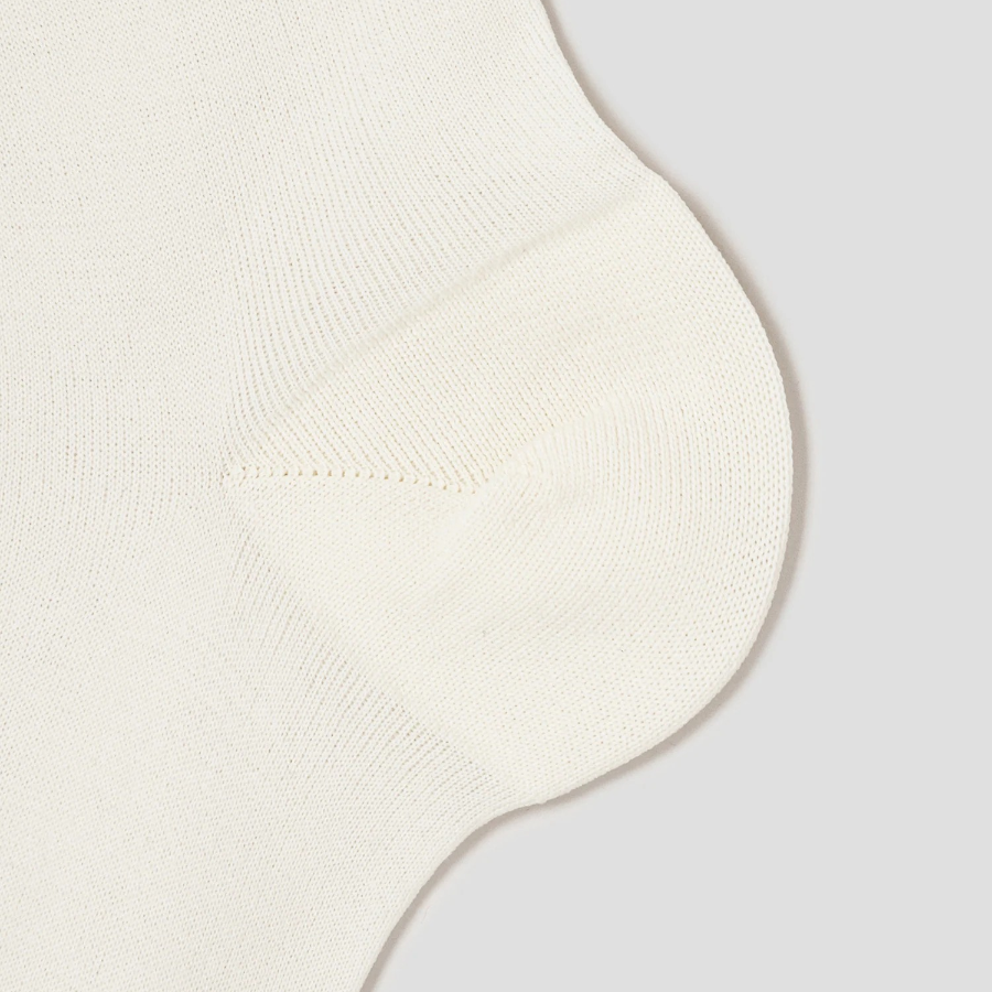 8 seconds Sheer Basic Socks — Ivory