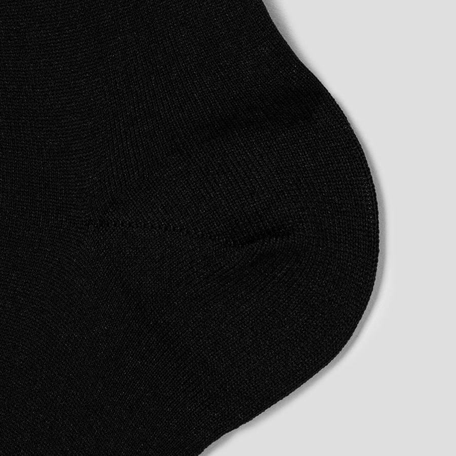 8 seconds Sheer Basic Socks — Black