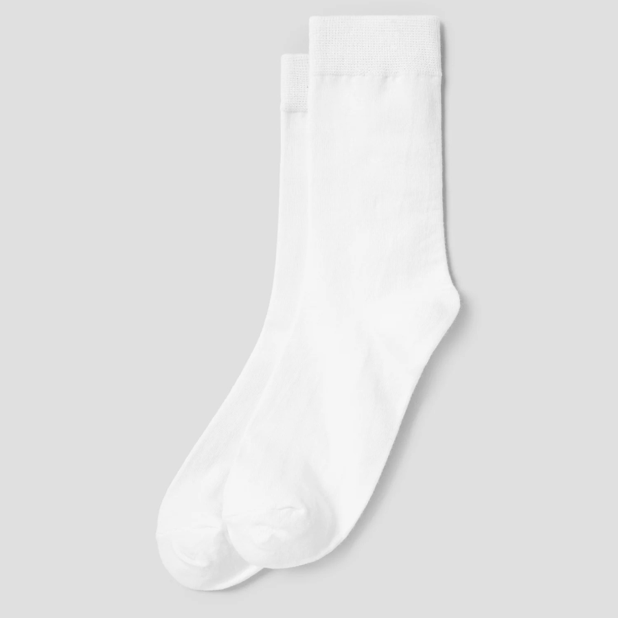 8 seconds Basic Socks — White