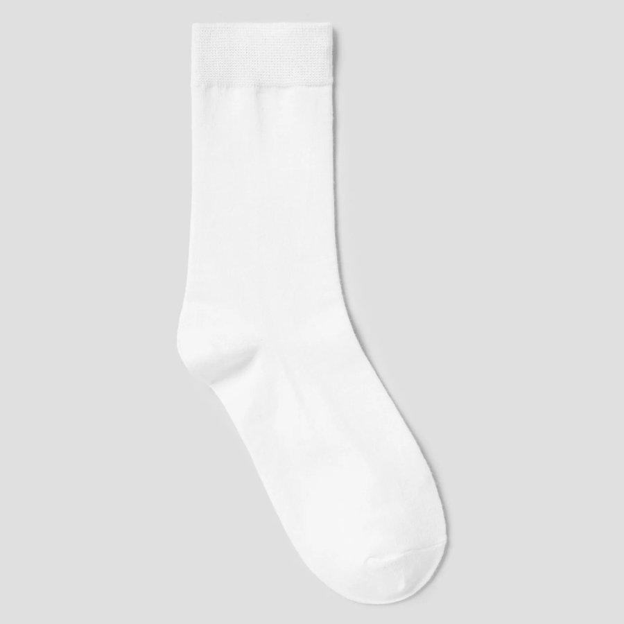 8 seconds Basic Socks — White