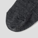 8 seconds Melange Ribbed Long Socks — Ash