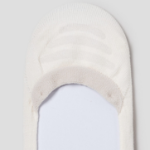 8 seconds Flower Jacquard No-Show Socks — Ivory