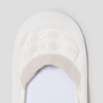 8 seconds Flower Jacquard No-Show Socks — Ivory