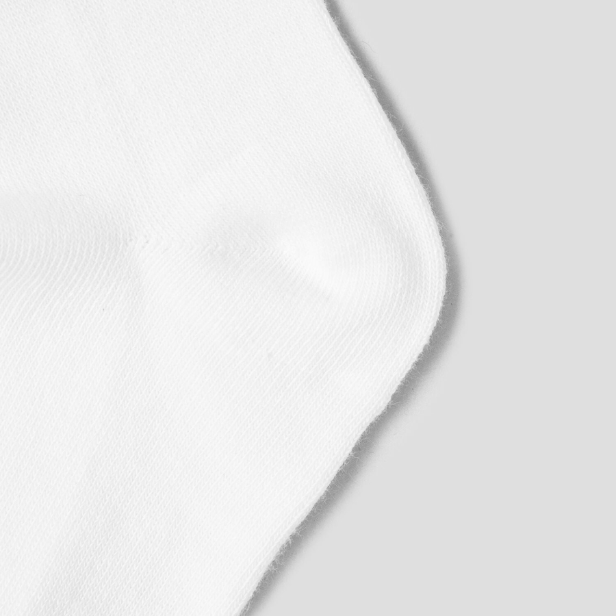 8 seconds Flower Jacquard Socks — Black