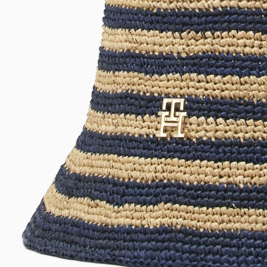 TOMMY HILFIGER Summer Crochet Bucket Hat