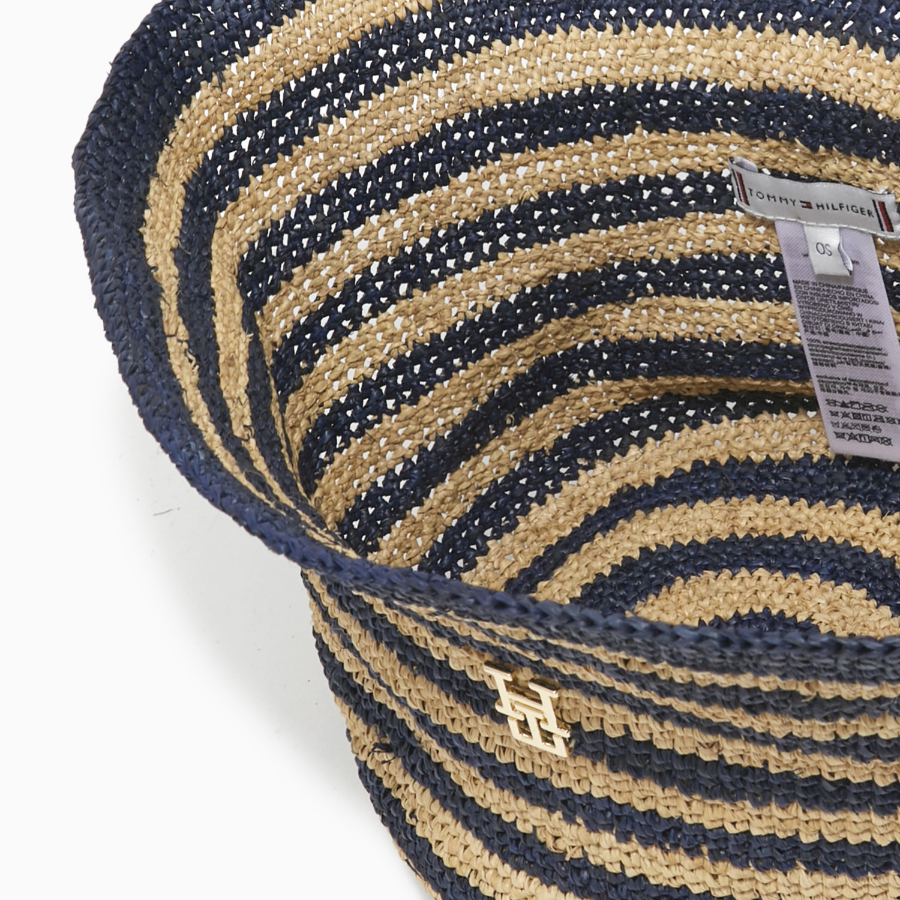 TOMMY HILFIGER Summer Crochet Bucket Hat