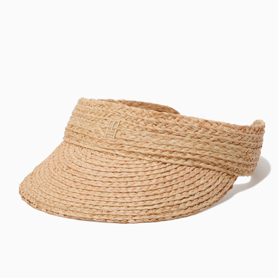 TOMMY HILFIGER Raffia Sun Visor