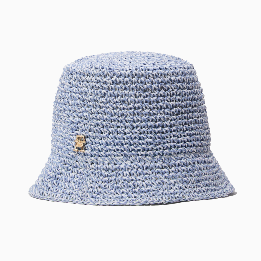TOMMY HILFIGER Straw Bucket Hat
