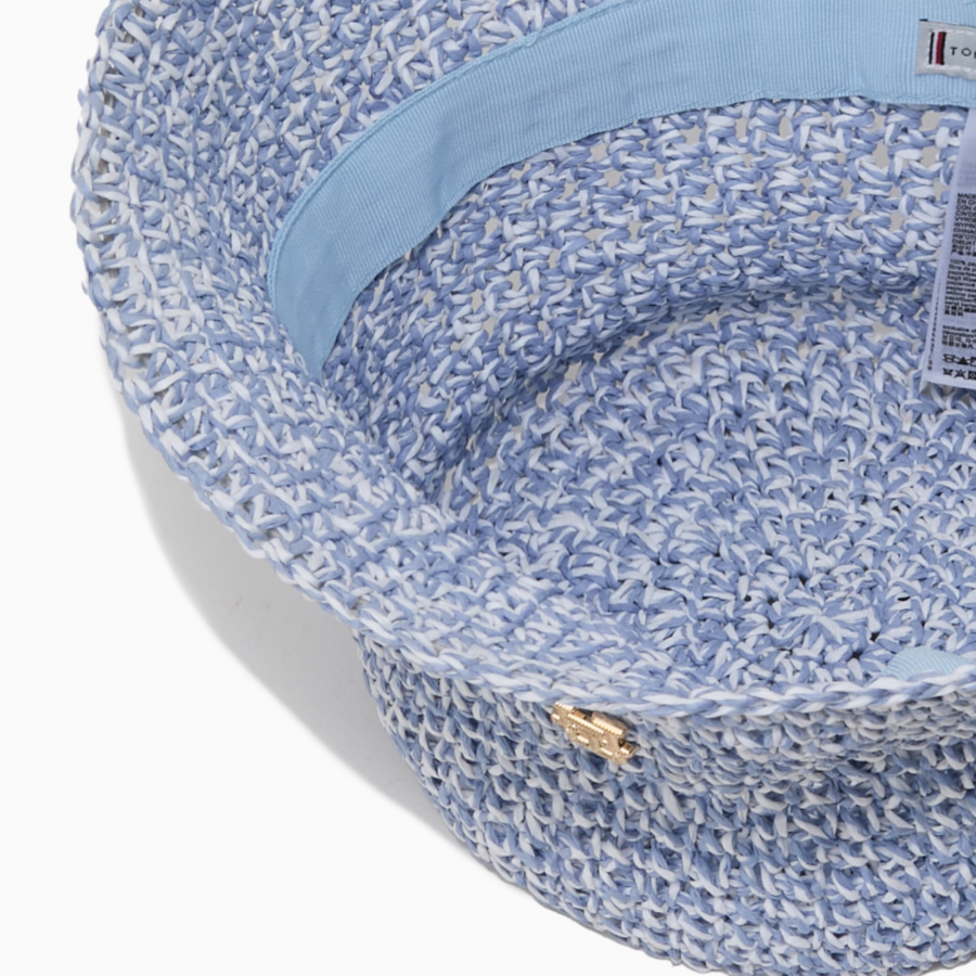 TOMMY HILFIGER Straw Bucket Hat