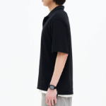 8 seconds Daily Pique Collar T-shirt - Black