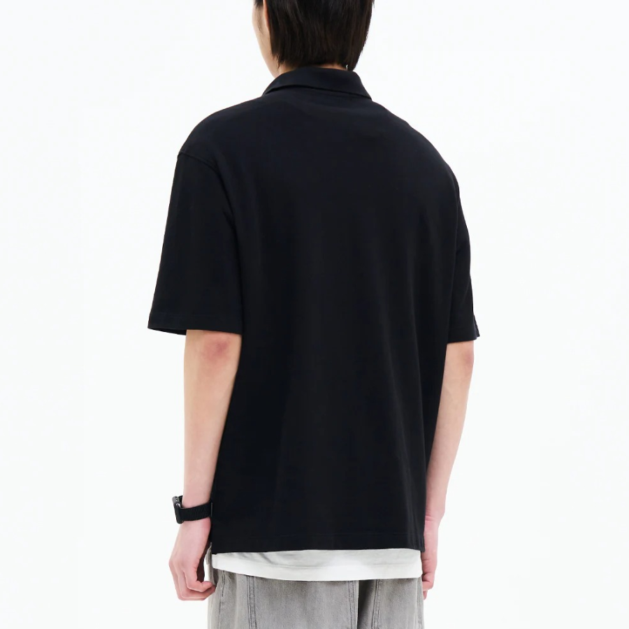 8 seconds Daily Pique Collar T-shirt - Black