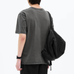 8 seconds Garment Dyeing One-point Short Sleeve T-shirt – Ash