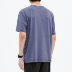 8 seconds Garment Dyeing One-point Short Sleeve T-shirt – Purple