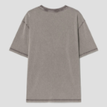 8 seconds Garment Dyeing One-point Short Sleeve T-shirt – Brown