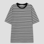8 seconds Multi Stripe T-shirt – Black Multi
