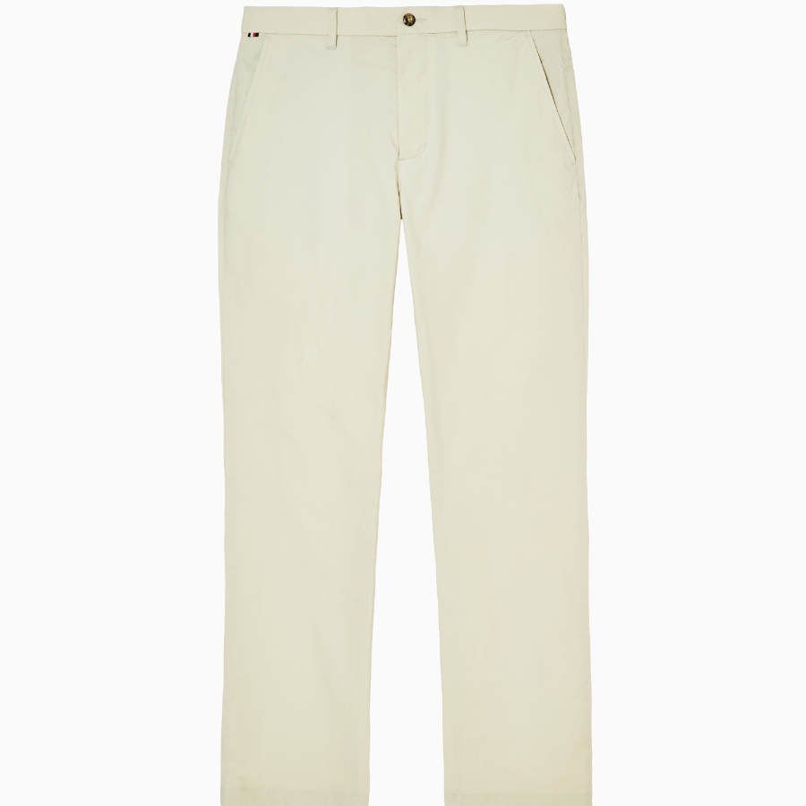Tommy Hilfiger Solid Denton Poplin Pants