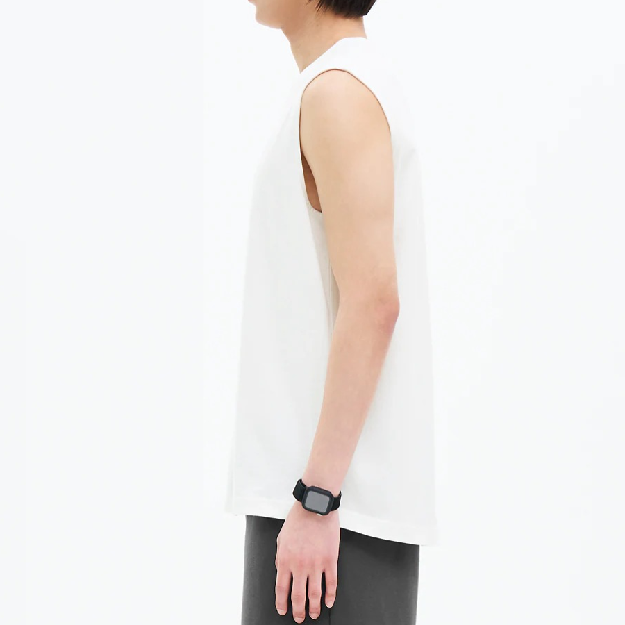 8 seconds Daily Cotton Sleeveless — White