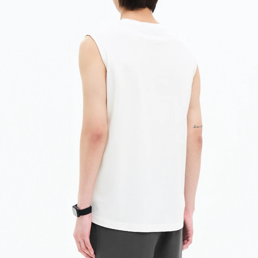 8 seconds Daily Cotton Sleeveless — White