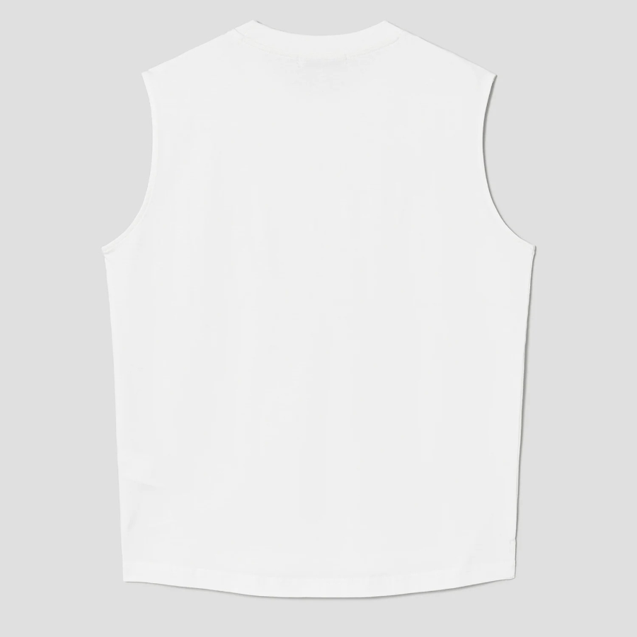 8 seconds Daily Cotton Sleeveless — White