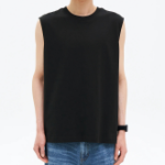 8 seconds Daily Cotton Sleeveless — Black