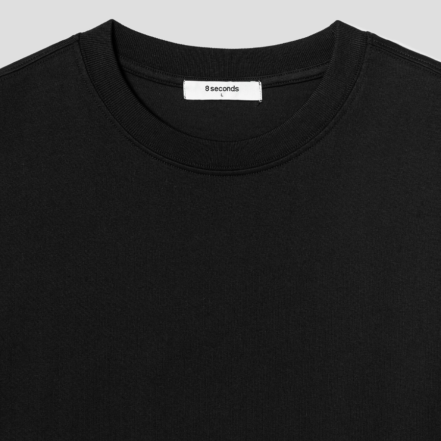 8 seconds Daily Cotton Sleeveless — Black