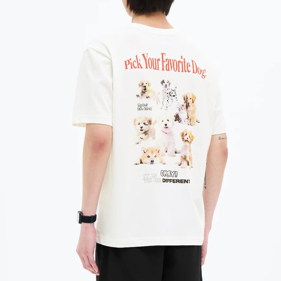 8 seconds Animal Graphic T-shirt — White