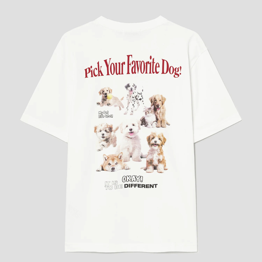 8 seconds Animal Graphic T-shirt — White