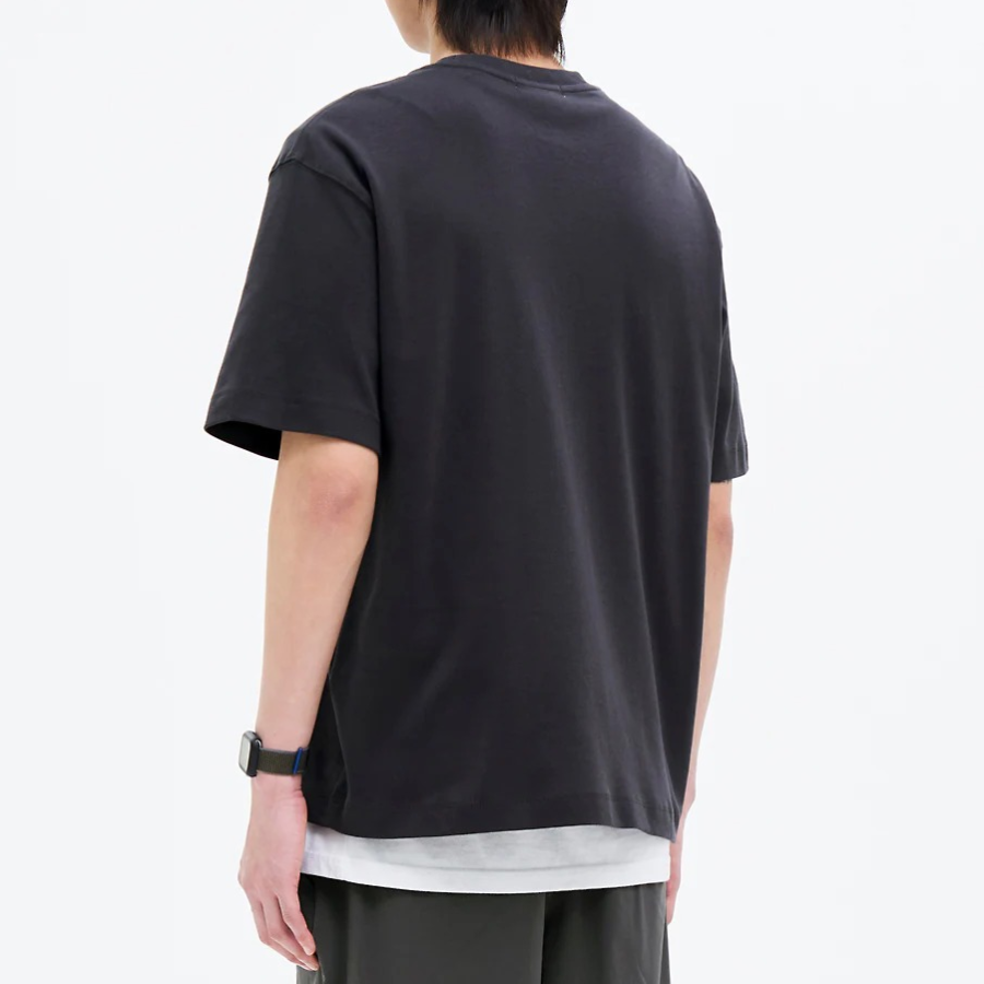 8 seconds Soft Cotton Blur Lettering T-shirt — Ash