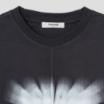 8 seconds Soft Cotton Blur Lettering T-shirt — Ash