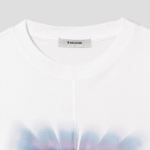 8 seconds Soft Cotton Blur Lettering T-shirt — White