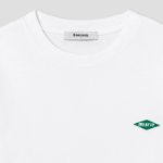 8 seconds Soft Cotton Small Lettering T-shirt — White