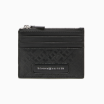Tommy Hilfiger Monogram Zip Card Wallet