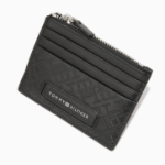 Tommy Hilfiger Monogram Zip Card Wallet