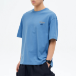 8 seconds Spirit Back Lettering Graphic T-shirt — Sky Blue