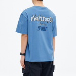 8 seconds Spirit Back Lettering Graphic T-shirt — Sky Blue