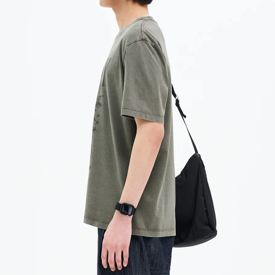 8 seconds Symphony Garment Dye T-shirt — Khaki