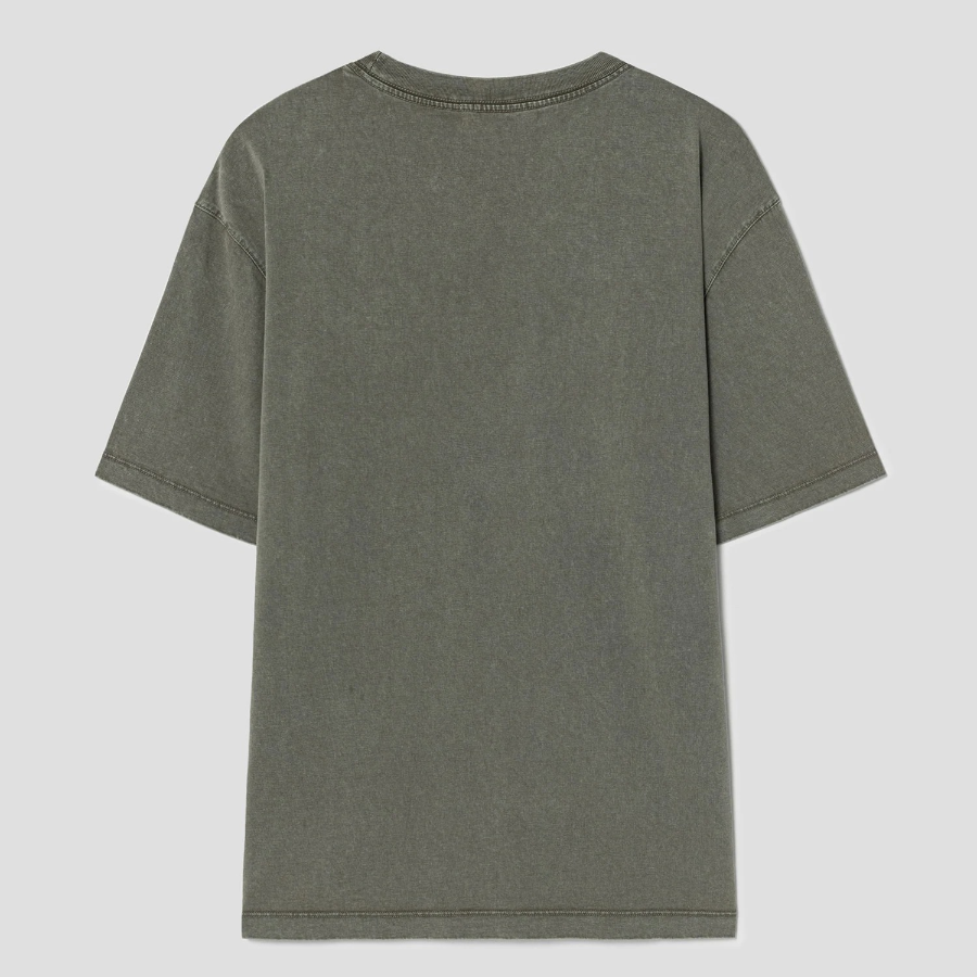 8 seconds Symphony Garment Dye T-shirt — Khaki